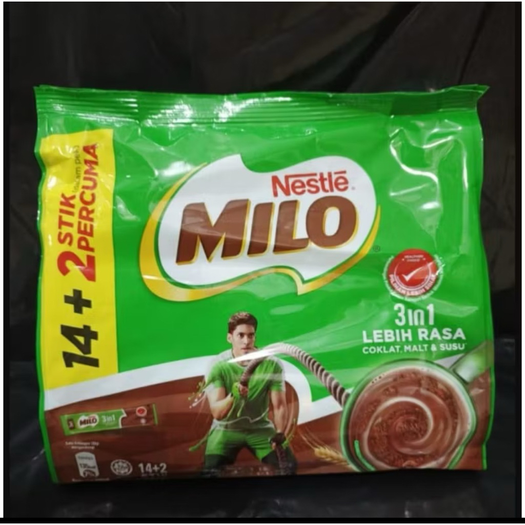 

milo 3in1 sachet kemasan baru