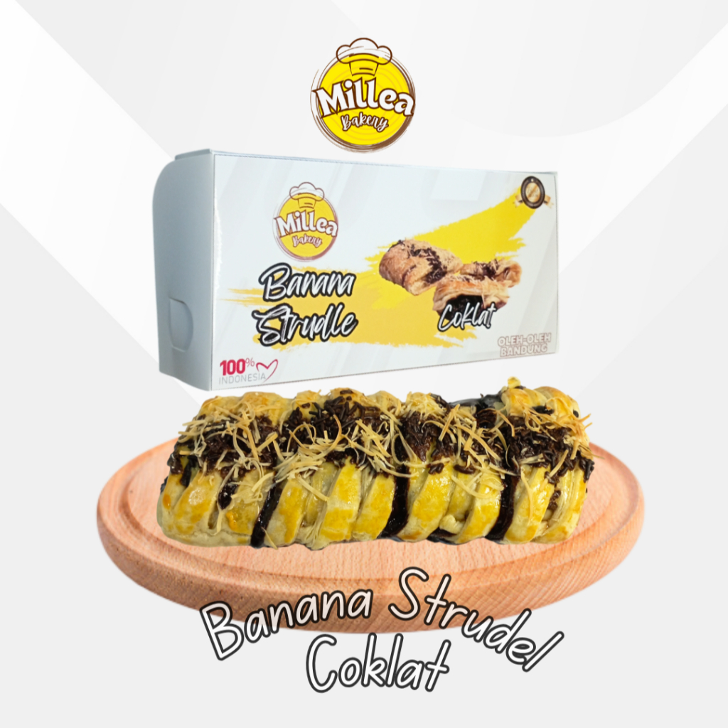 

BANANA STRUDEL COKLAT MILLEA BAKERY