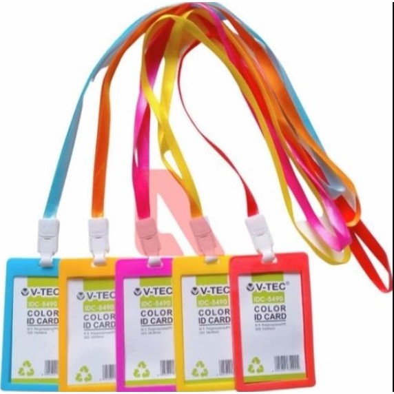 

Holder Name 1 Set Tali Id card + Tag V-tech (ada pelindung plastik)