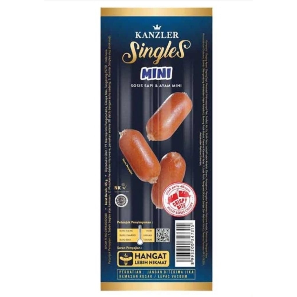 

kanzler singles sosis mini 65g