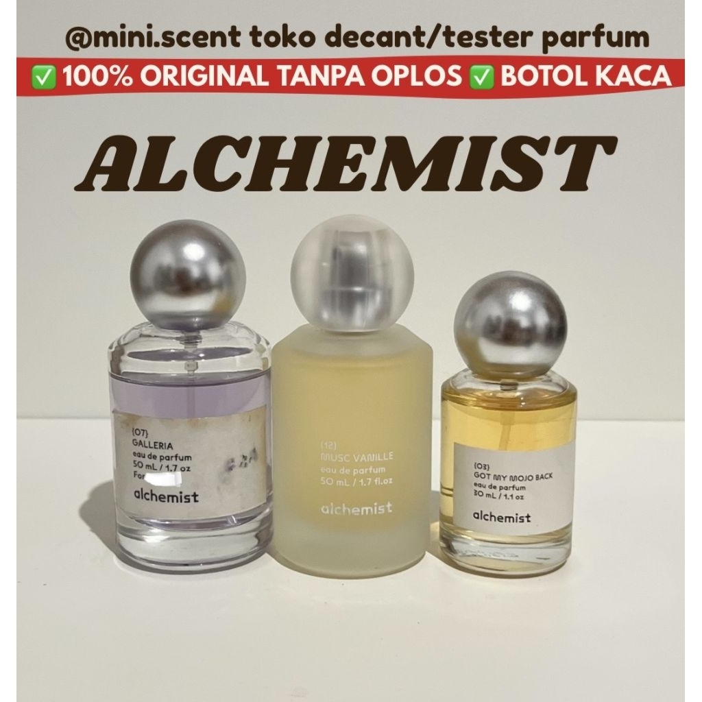 murah decant tester ALCHEMIST Galleria Musc Vanille Got My Mojo parfum share