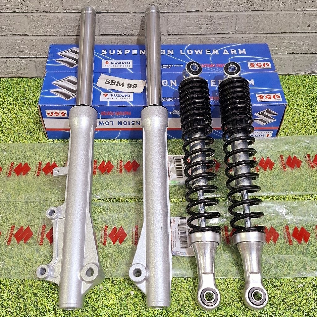 As Shock Depan Tabung+Shockbreaker Belakang Suzuki Smash New/ Smash Titan Sgp