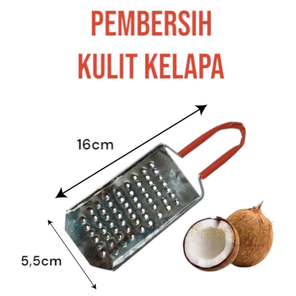 PEMBERSIH KULIT KELAPA / PARUTU KUPAS KULIT ARI KELAPA BUAH PEELER / ALAT PENGUPAS KULI