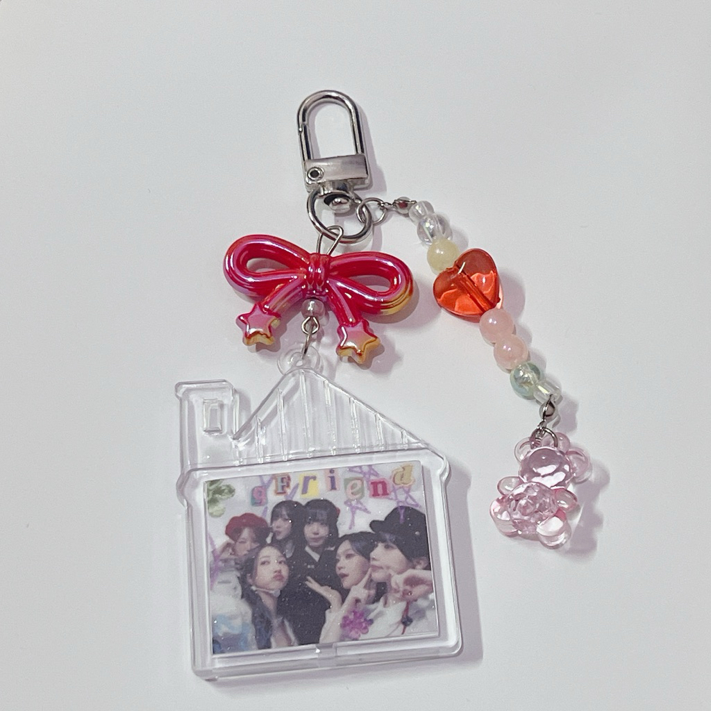 ASHYW-LAB / DOUBLE-SIDED KEYCHAIN / GFRIEND AESPA NMIXX KIIKII / KEYCHAIN KEYRING KPOP