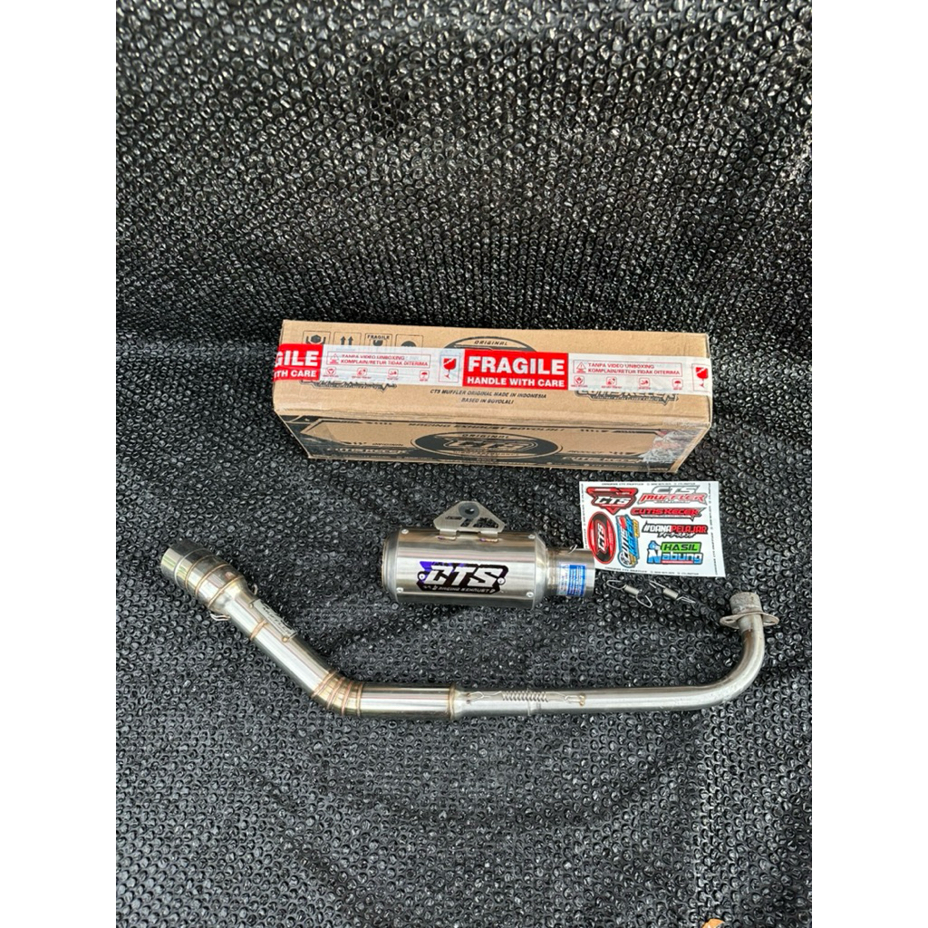 KNALPOT CTS GP 1 ALL BEBEK LEHER KOLONG PNP KARISMA SUPRA ASTREA DLL
