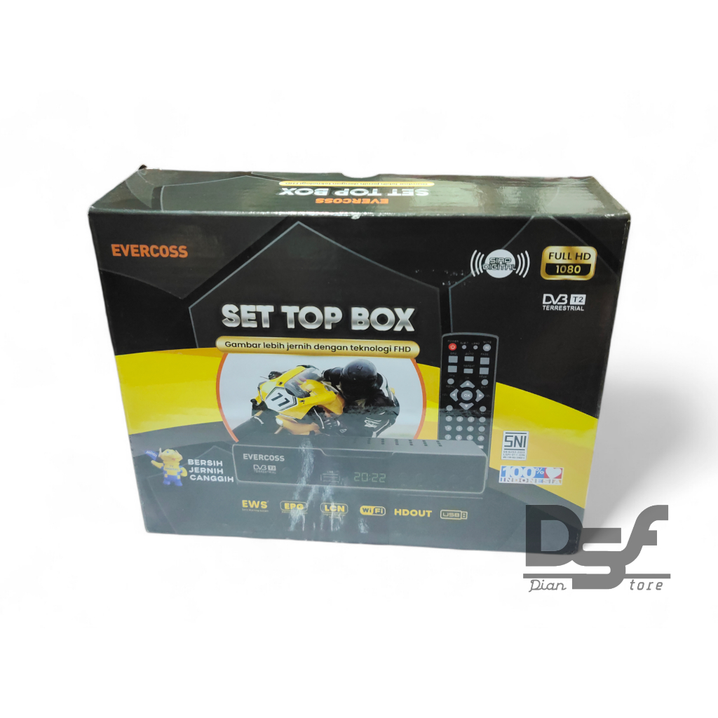 Evercross Max Set top box TV digital Original / stb Evercross