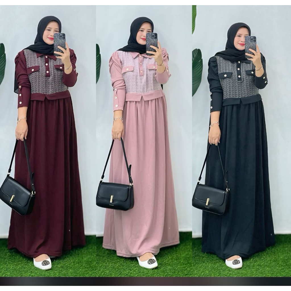 GAMIS KNIT VEST | GAMIS RAJUT KNIT PREMIUM JUMBO