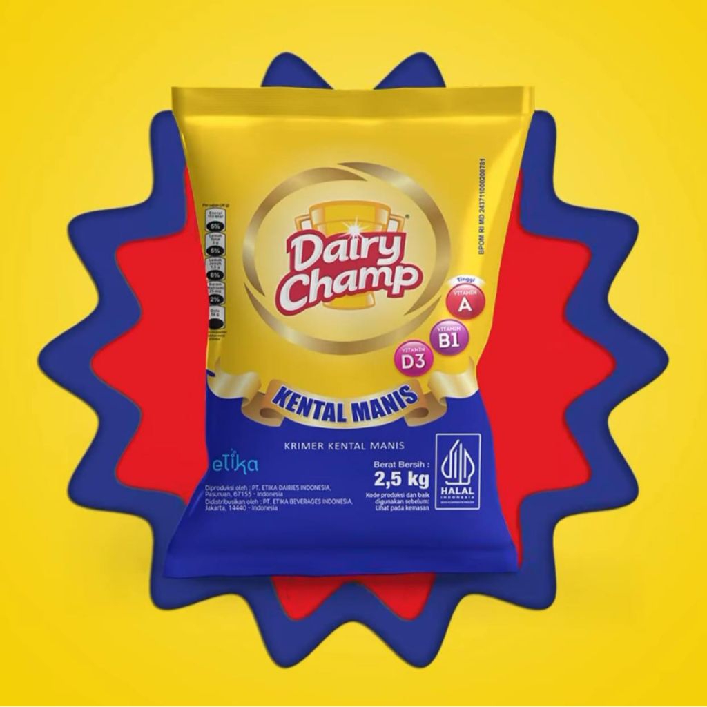 

Dairy Champ Susu Kental Manis 2.5 Kg