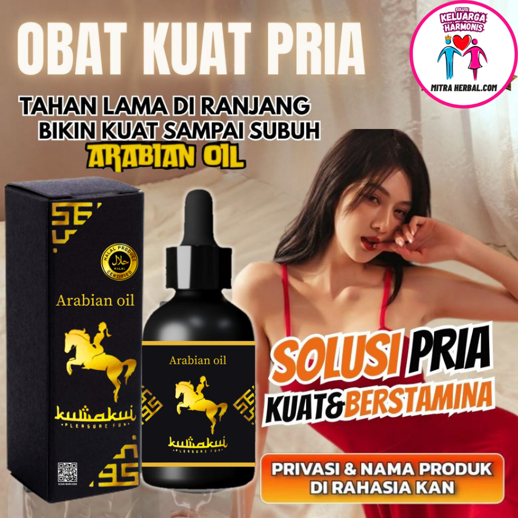 ARABIAN OIL PEMBESAR MR.P PERMANENT TAHAN LAMA PENAMBAH STAMINA - ARABIAN OIL ORIGINAL