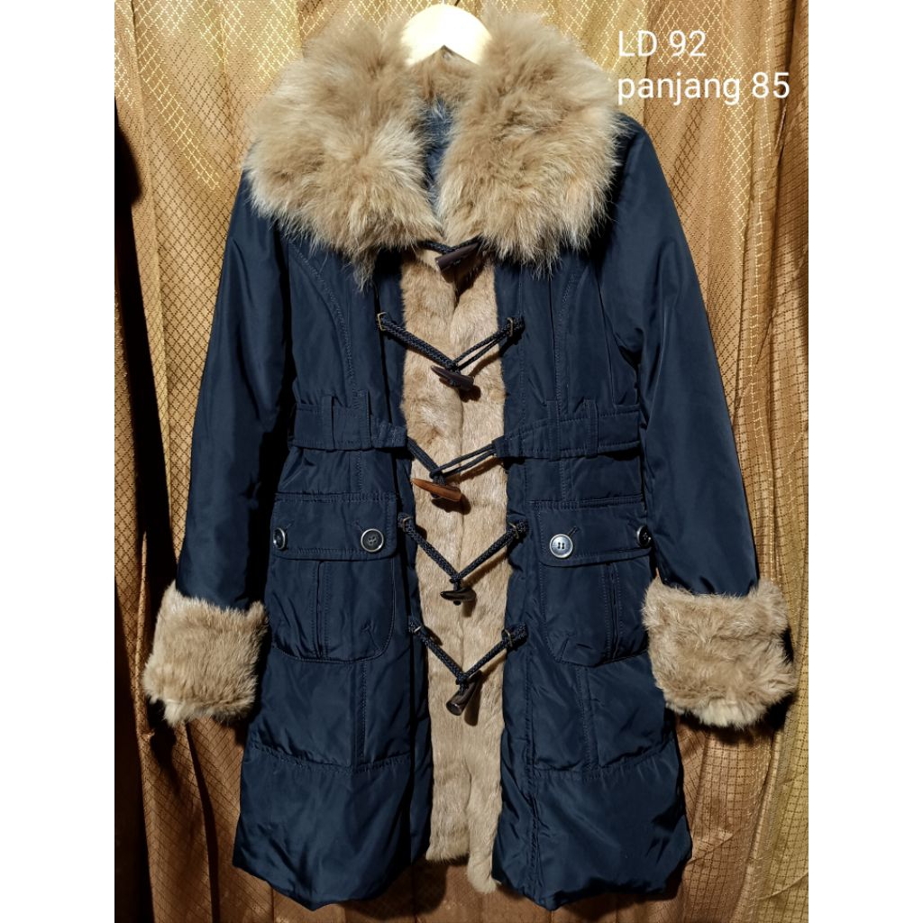 bulu angsa long coat long coat bulu rubah coat winter fox fur fox coat coat musim dingin bulu asli j