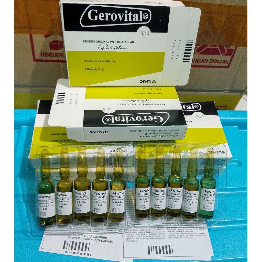 GEROVITAL H3 ZENTIVA GEROVITAL AMPUL COKLAT