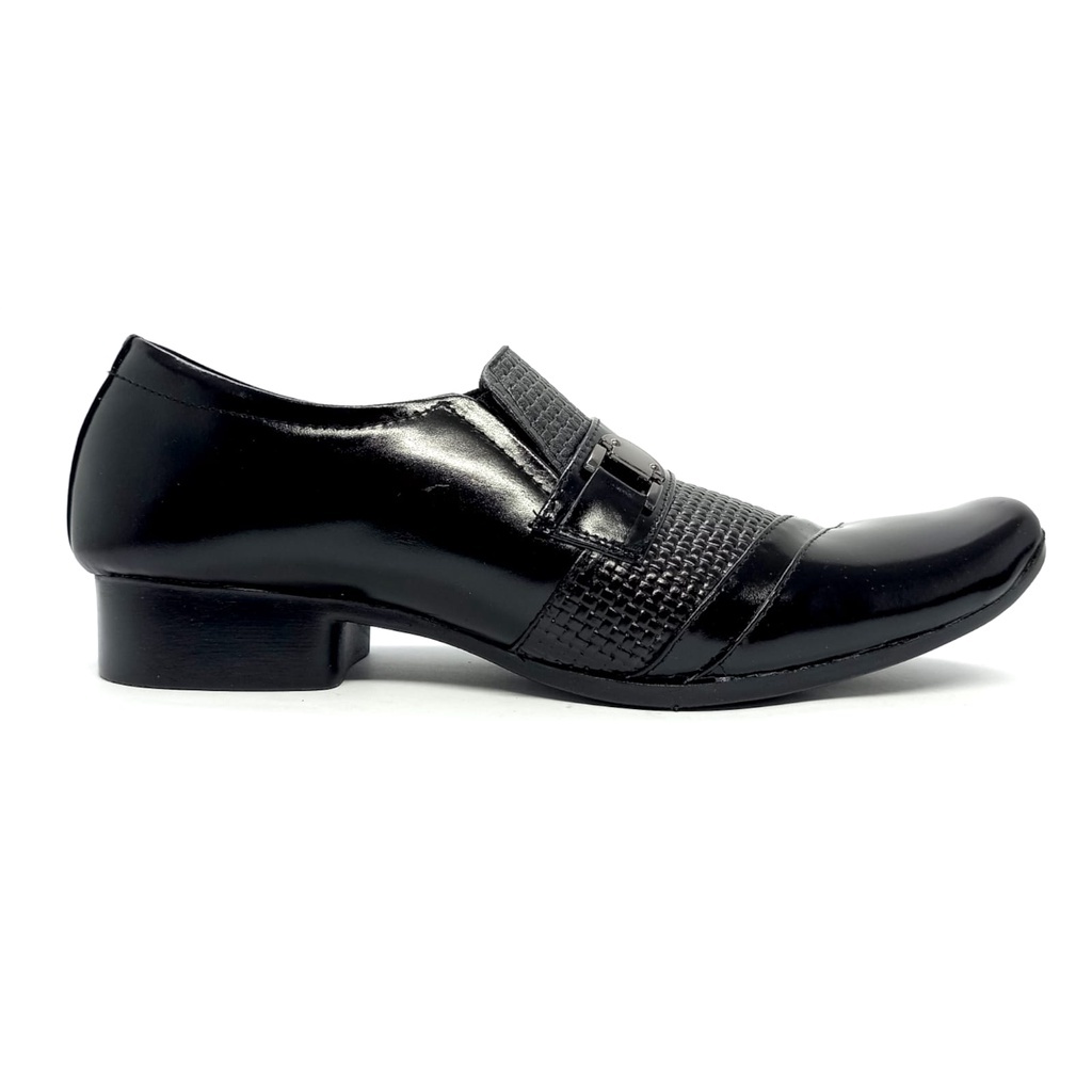 Sepatu Pantofel Pria Kulit Model Slip On Sepatu Formal Kantor Big Size 38-48 - TokoShoesBandung