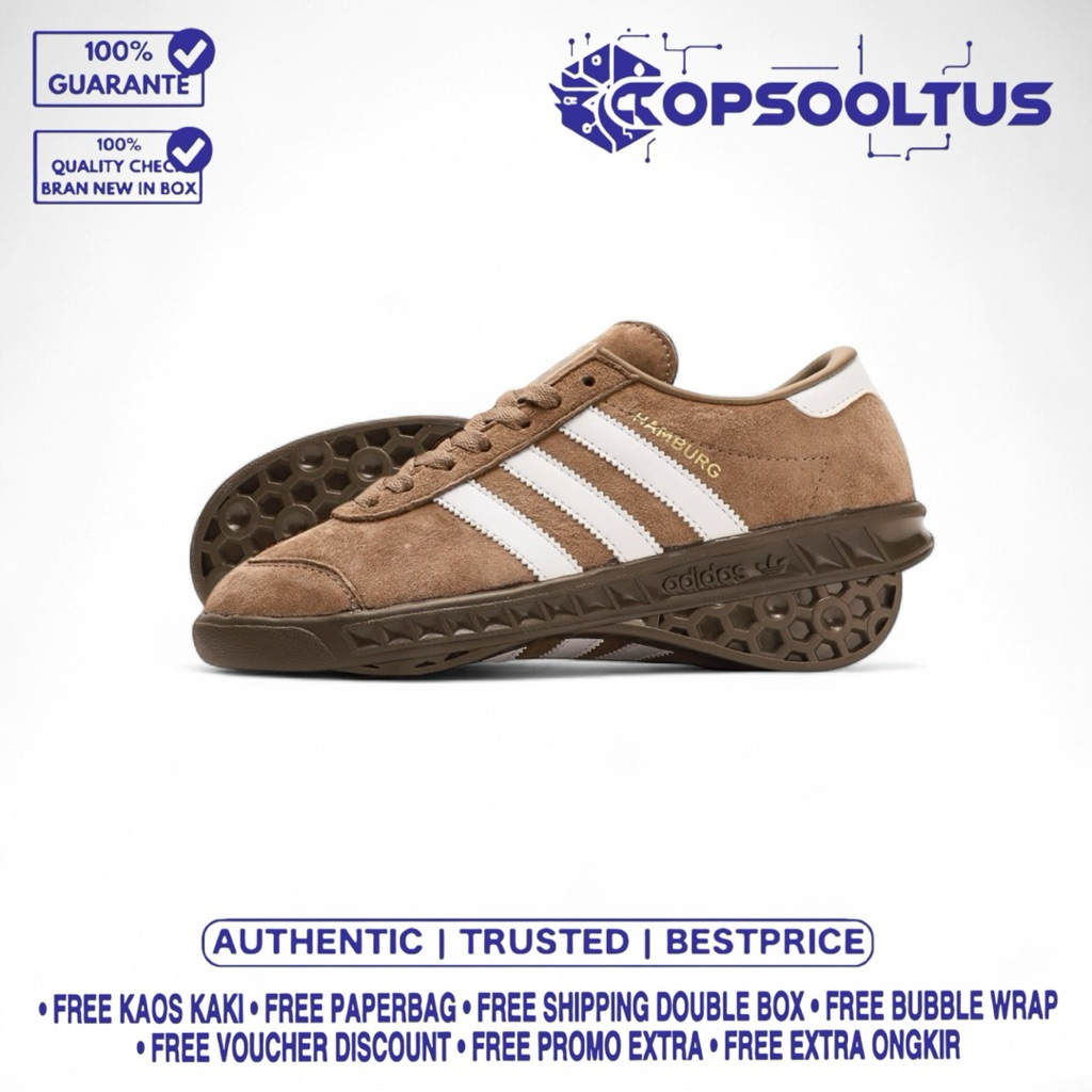 

Sneakers Hamburg Khaki Brown 100% Authentic Bnib.