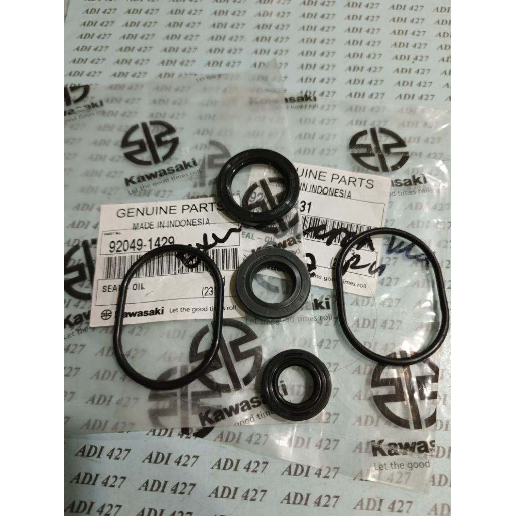 SIL MESIN SET/KARET SEAL KIT MESIN KAWASAKI KAZE ZX 130 KAZE R EDGE ATHLETE BLITZ R JOY (OPERAN GIGI