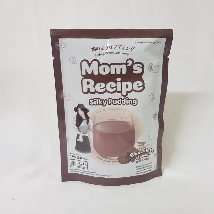 

mom's recipe silky pudding chocolate 110g kemasan pouch