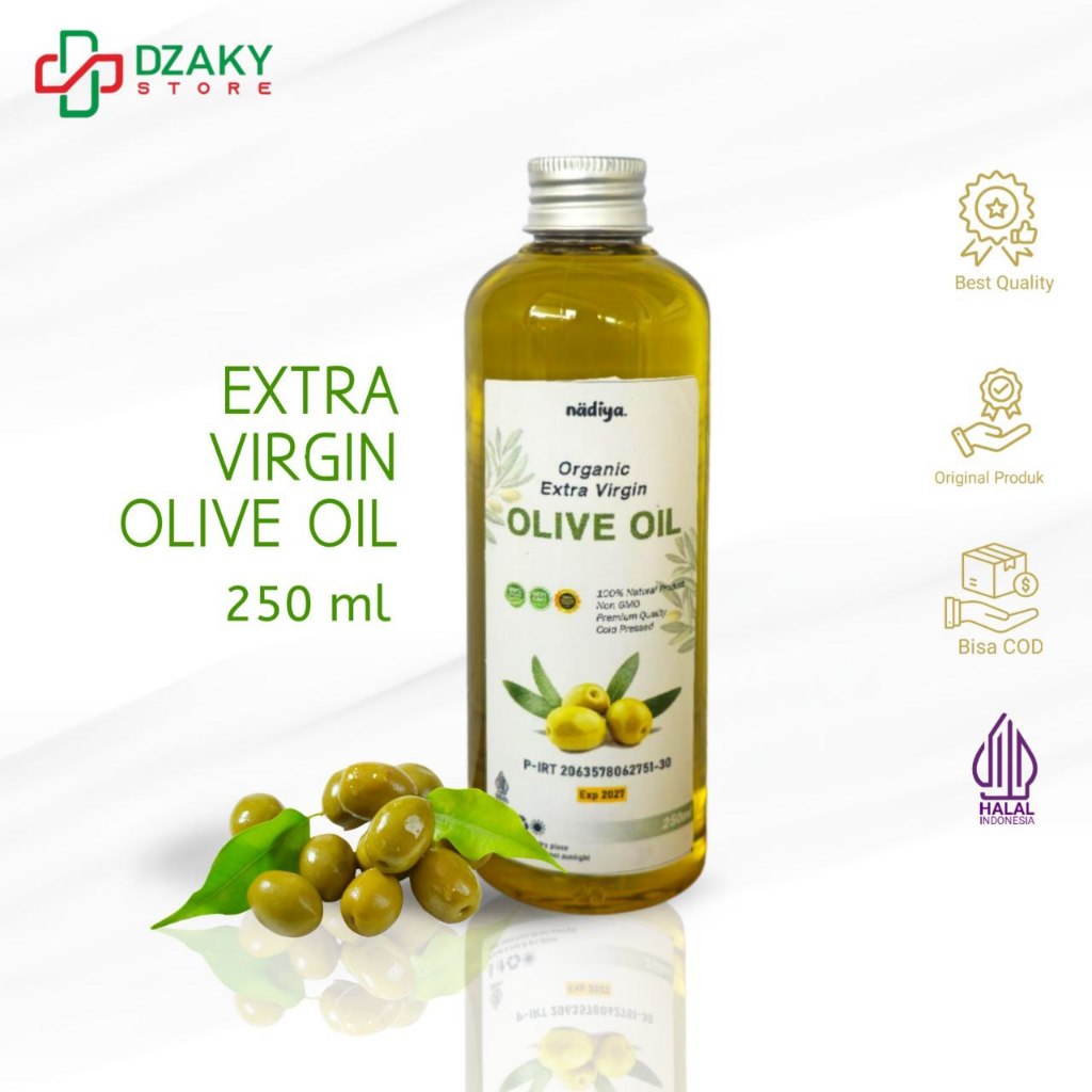 

Minyak Zaitun Extra Virgin Olive Oil EVOO Organic Premium 100% Original 250ml