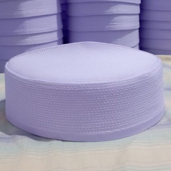 Peci Batok Pendek Atau Songkok Putih Peci Batok Putih Tinggi 7 Dan Tinggi 9 Peci Batok Pendek