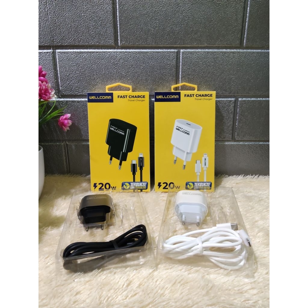 WELLCOMM Fast Charger TC 20W C to iPhone