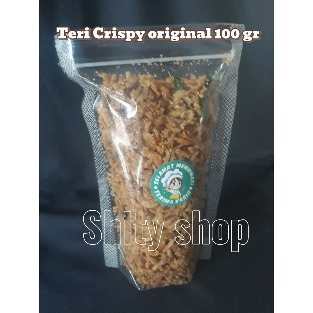 

Camilan Teri Crispy Rasa original dan Rasa pedas 100 gr
