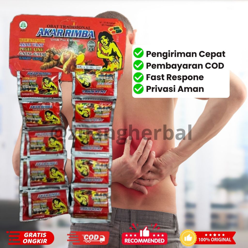 

Kapsul Akar Rimba Original 100% Asli