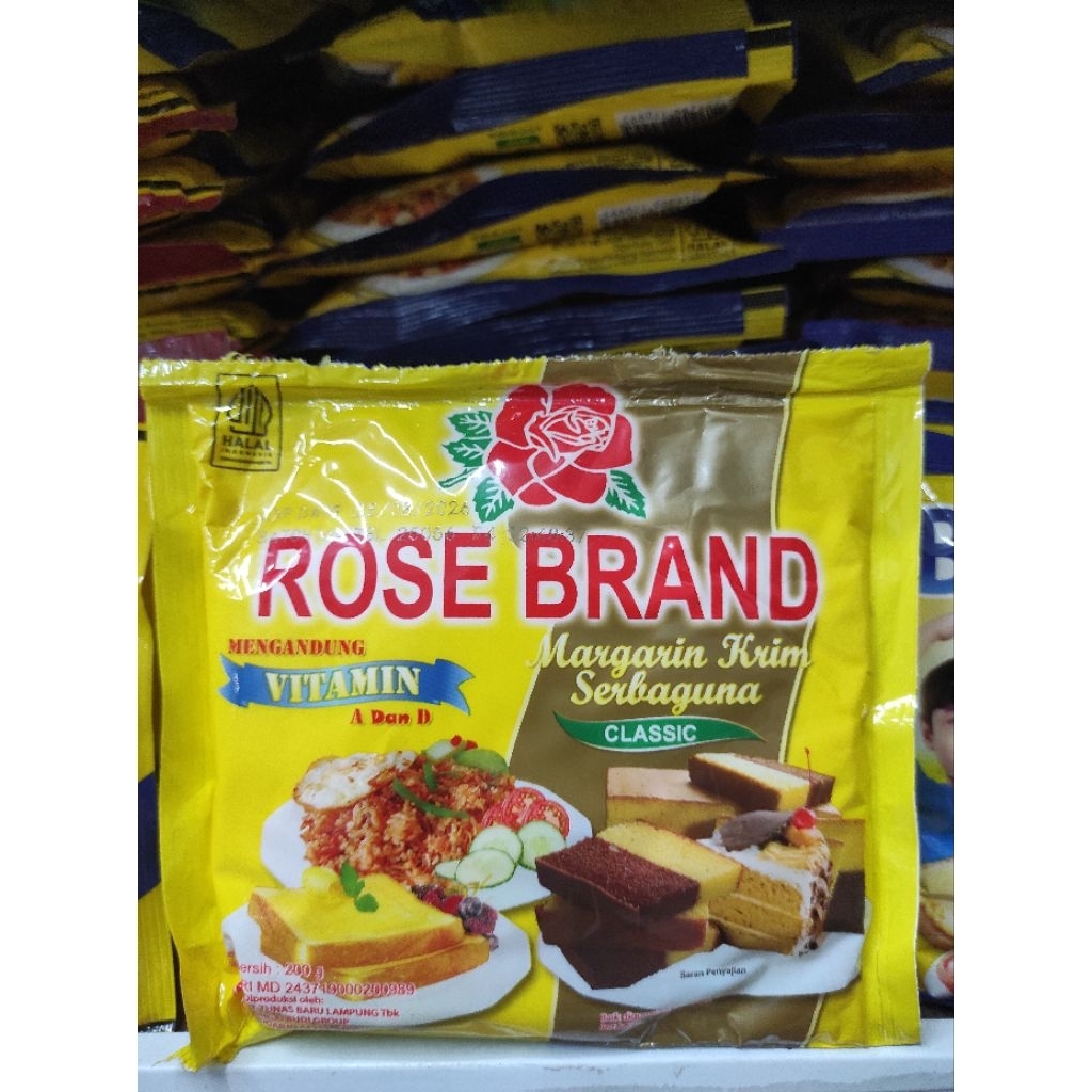 

Rose Brand Margarine Serbaguna 200gr (PAKET ISI 4 PCS)