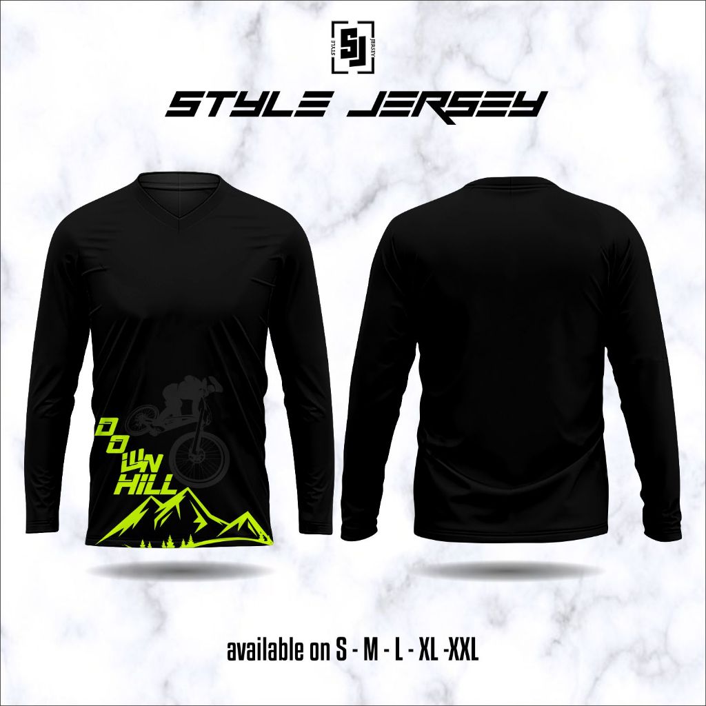 Kaos Jersey Sepeda Gunung 09 - Baju Gowes Lengan Panjang