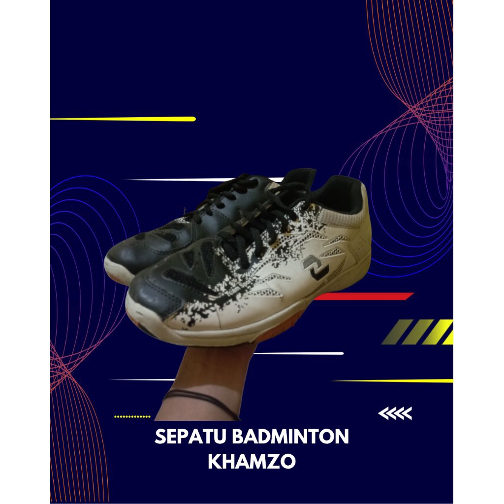 Sepatu badminton khamzo size 40