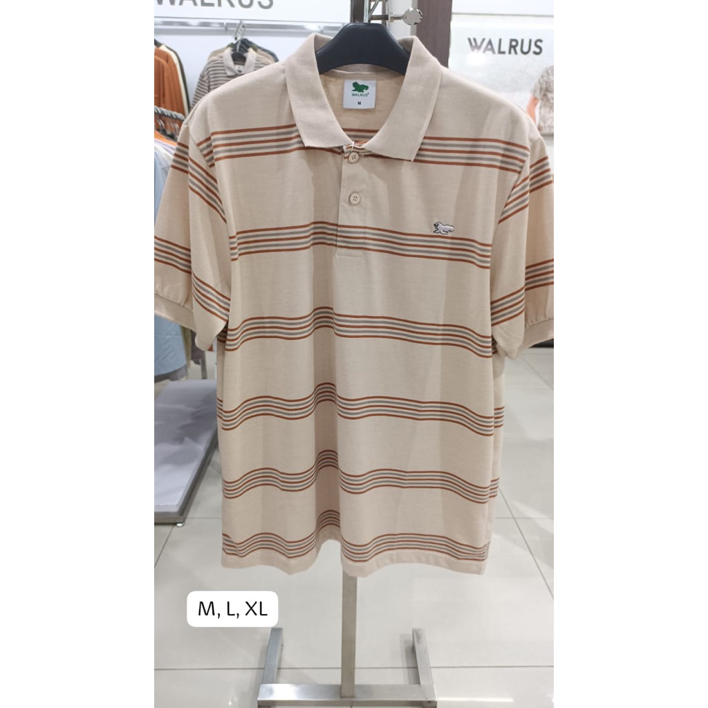 Walrus kaos polo pria original S-XXL