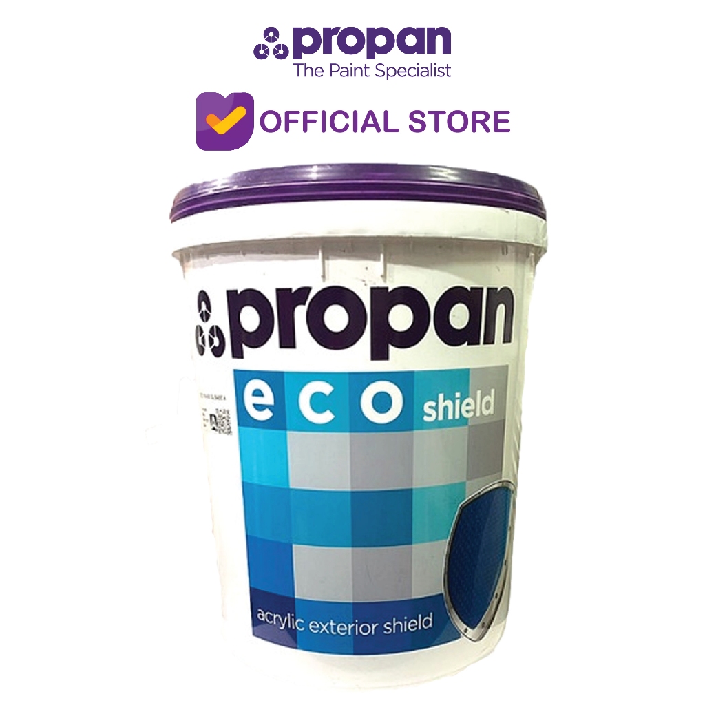 CAT TEMBOK EXTERIOR PROPAN ECO SHIELD WARNA PUTIH 25KG