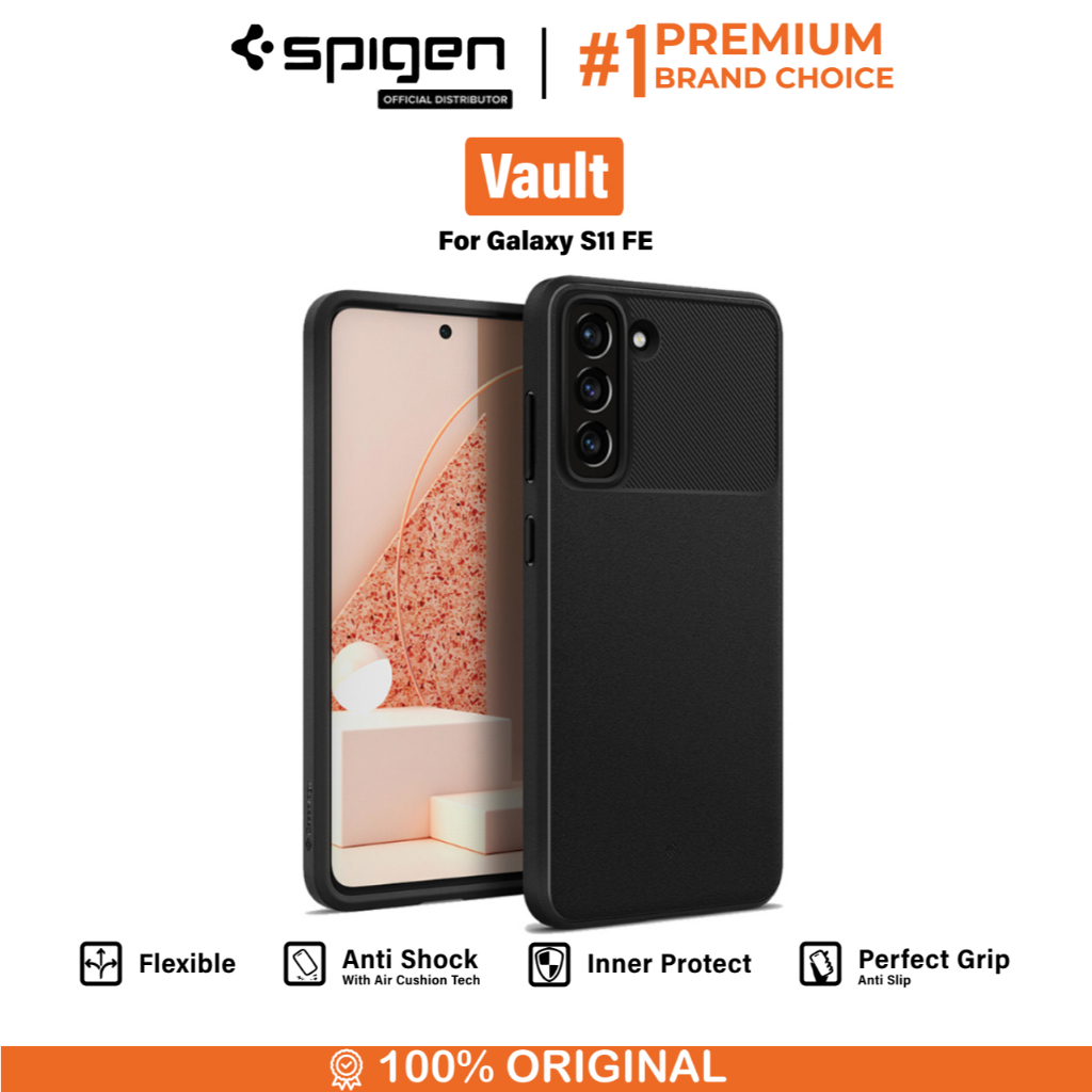 Case Samsung Galaxy S21 FE Caseology by Spigen Vault Silicone Softcase Casing