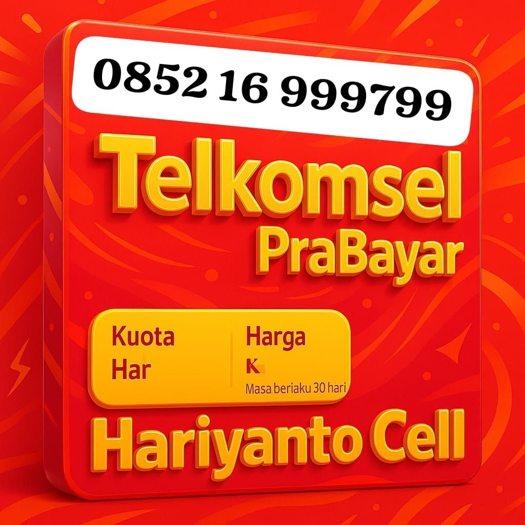 NOMOR CANTIK TELKOMSEL 0852 xx 999799