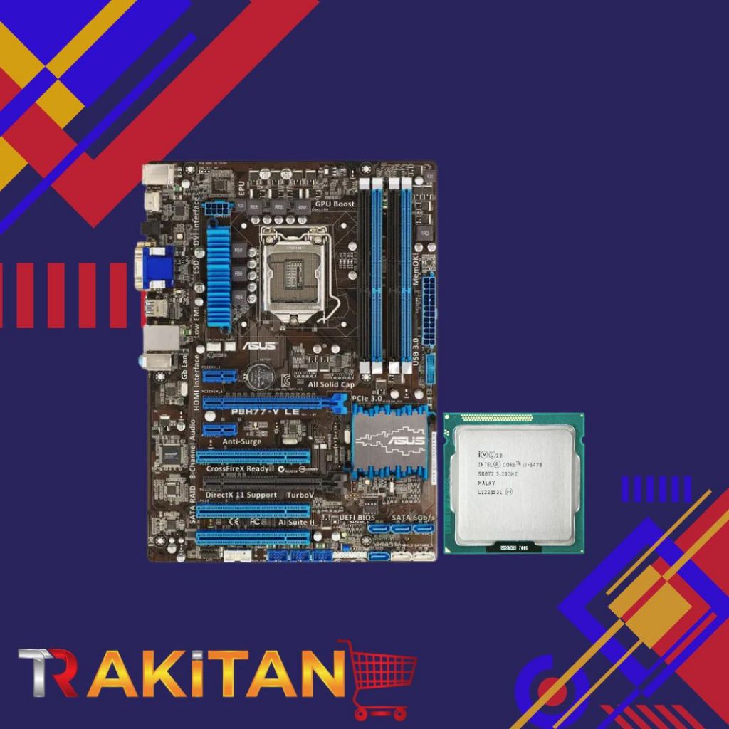 i5 3470 Asus P8H77-V LE Gass