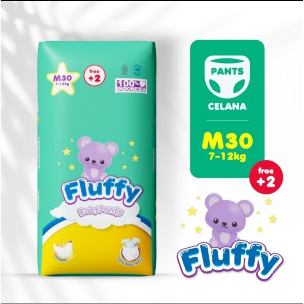 PAMPERS FLUFFY POPOK BAYI S M L XL