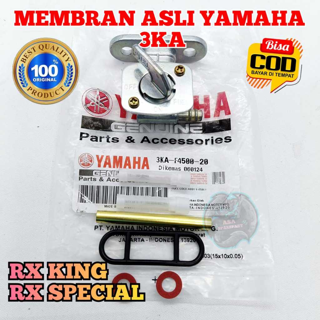 Membran bensin 3ka asli original motor yamaha rx king , rx special kran keran minyak rx k rxk rxs rx