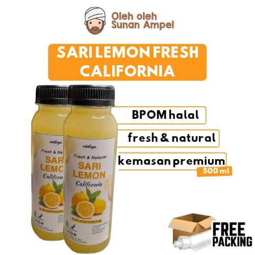 

BPOM SARI LEMON 500ML kaya akan vitamin C dan berbagai nutrisi lain yang bermanfaat bagi kesehatan