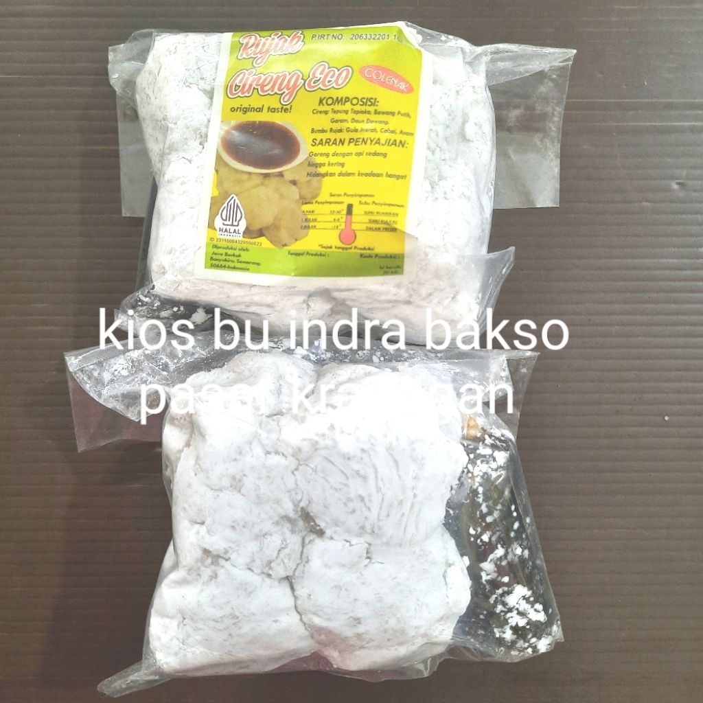 

rujak cireng eco dengan bumbu colenak semarang isi 20