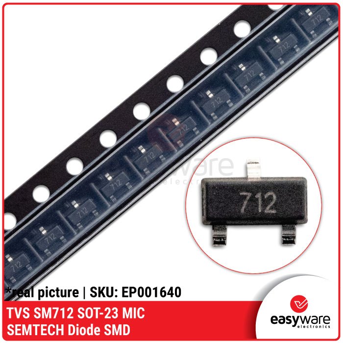 Dioda SMD SM712 ESD Protection Diode PSM712 SOT-23 TVS SM 712 ORIGINAL
