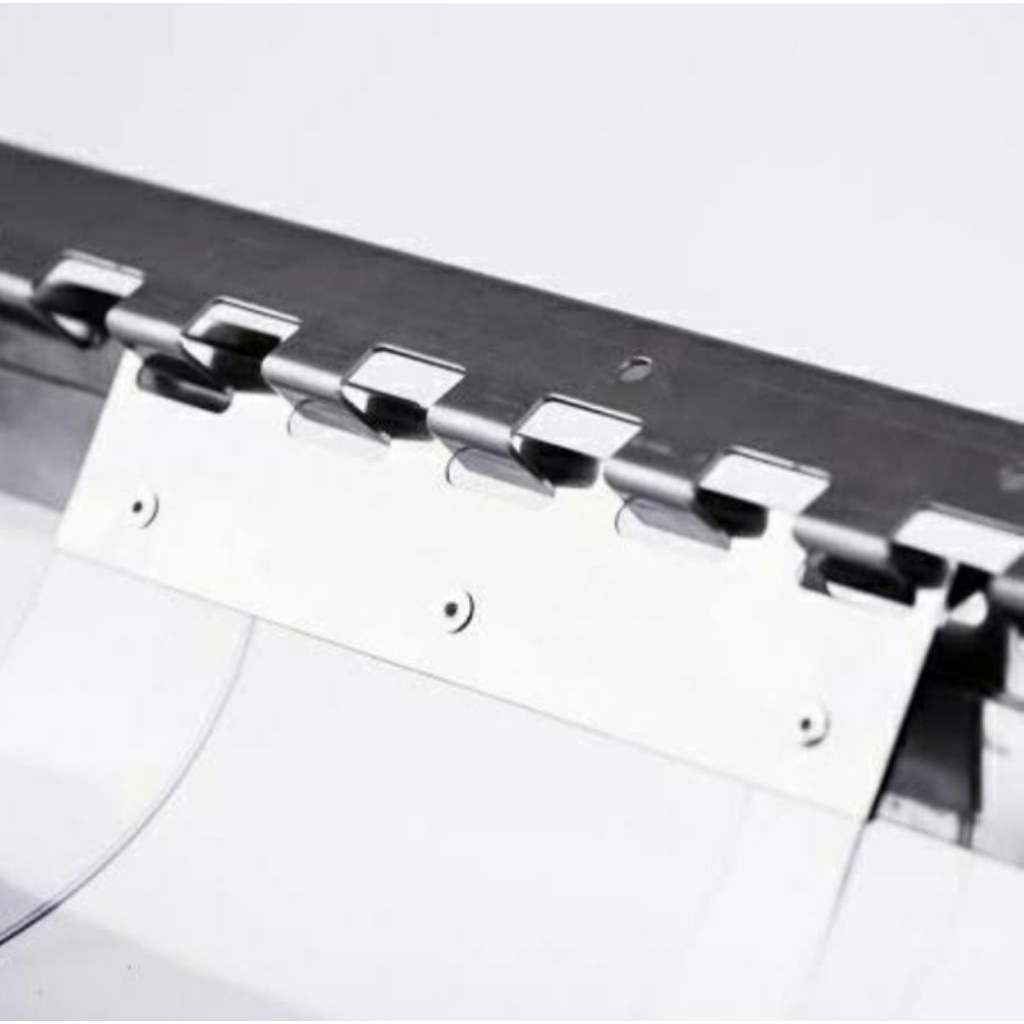 hanger bracket galvanis gantungan curtain panjang 120cm lebar 20cm
