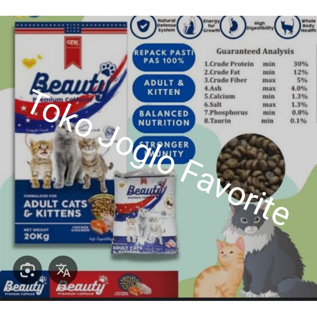 Beauty pakan kucing