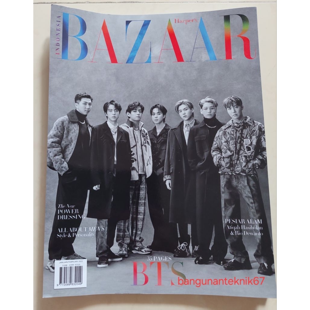 BTS Harper Bazaar  Jan Feb 2022