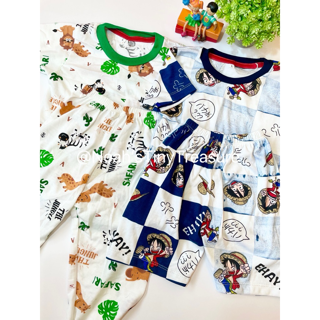 6 set baju anak 2 tahun reject printing pabrik