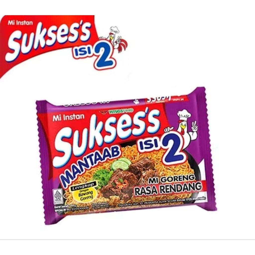 

mie sukses isi 2 rasa rendang 12 bungkus