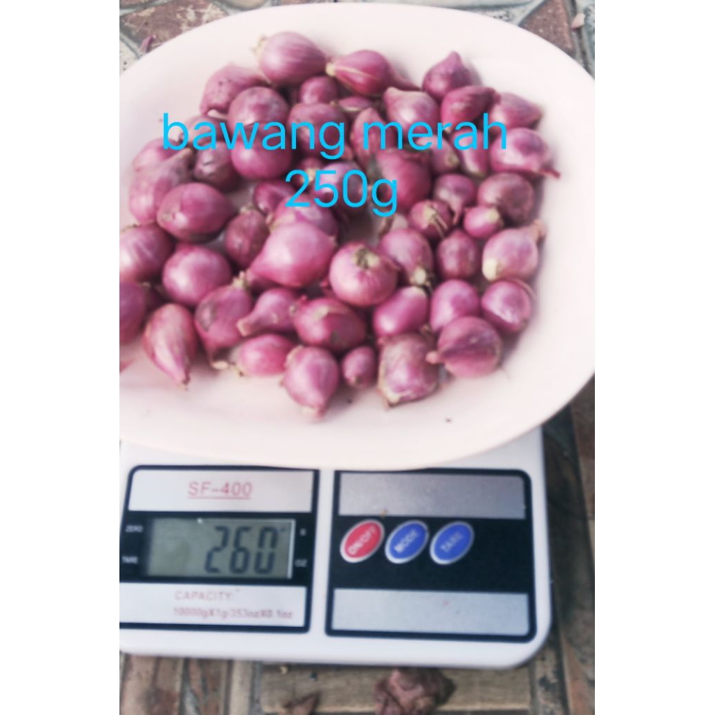 

bawang merah 250 g ukuran kecil