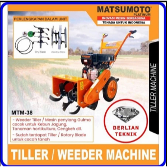 MATSUMOTO MTM-38 TILLER/WEEDER MACHINE/Traktor Bajak Sawah