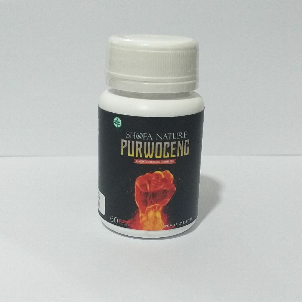Kapsul purwoceng shofa naturindo 60Kapsul herbal alami