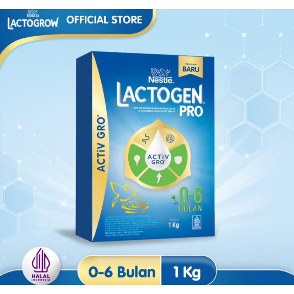 

NESTLE LACTOGEN PRO 0-6 BLN SUSU FORMULA BOX 1 KG