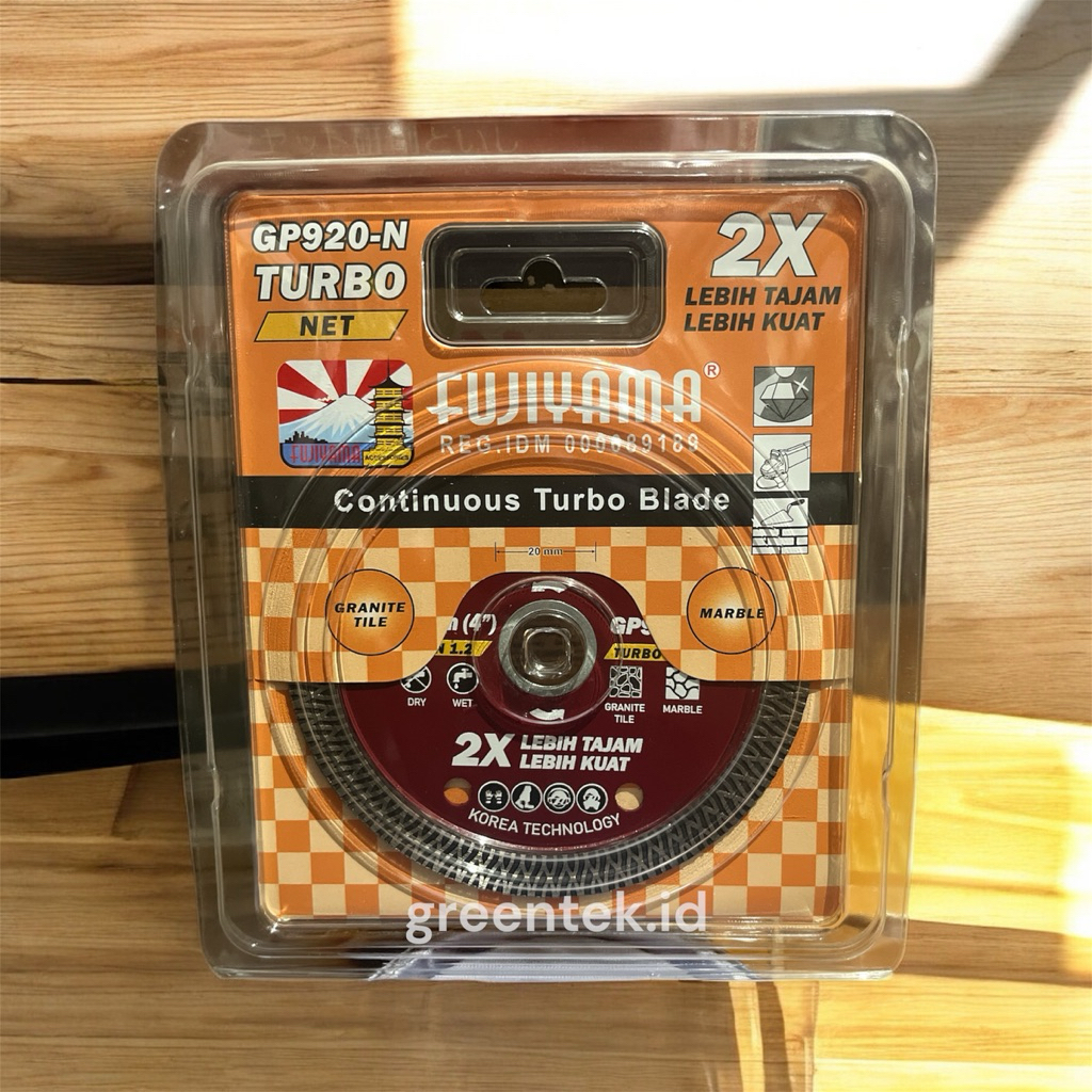 Mata Potong Keramik dan Granit Fujiyama Turbo 4 Inch