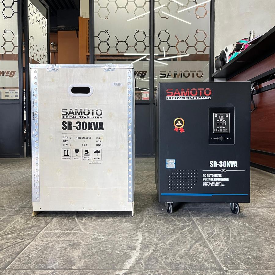 SAMOTO Relay Stabilizer 30KVA AVR Stabiliser 30000VA Relay Controlled Series SR30KVA
