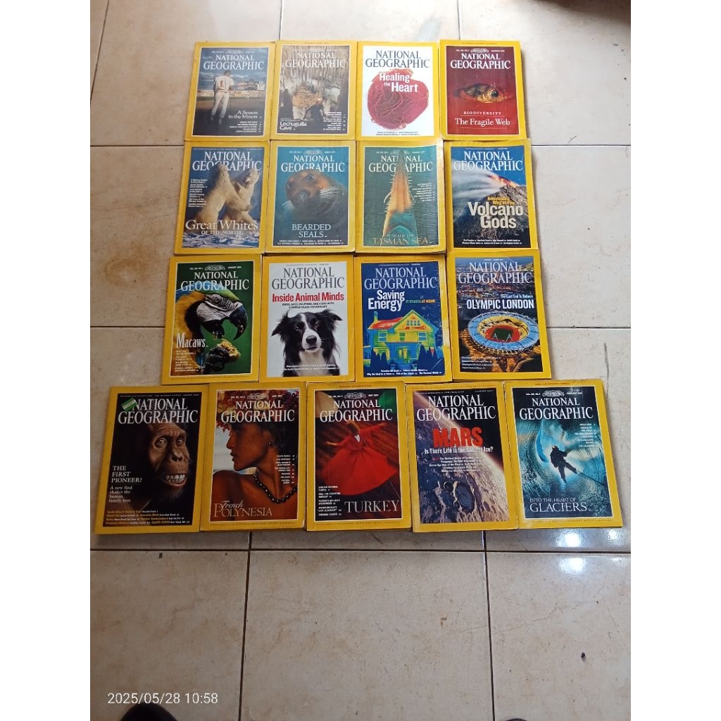 ORIGINAL MAJALAH BEKAS NATIONAL GEOGRAPHIC CABUTAN
