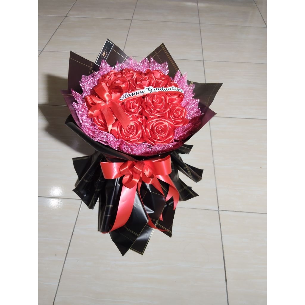 

buket pita satin